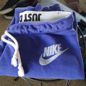 Nike Purple Drawstring Joggers